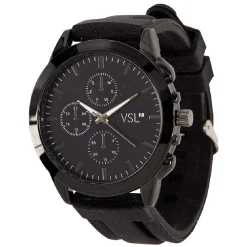 Outlet Gifi Montre ronde bracelet silicone noir