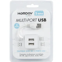 Multi port USB Homday*Gifi New