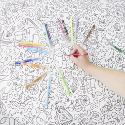 Gifi Jeux Créatifs<Nappe Noël à colorier 128x240cm