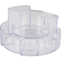 Best Gifi Organisateur cosmétique rond transparent 9 compartiments