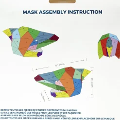 Gifi Origami masque requin en papier DIY