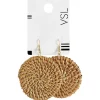 Best Gifi Paire de boucles d'oreilles en raphia