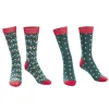 Hot Gifi Paire de chaussettes design Noël x2