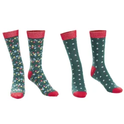 Hot Gifi Paire de chaussettes design Noël x2