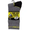 Hot Gifi Paire de chaussettes de travail pour homme x2