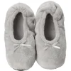 Online Gifi Paire de Chaussons ballerines noire blanc ou rouge