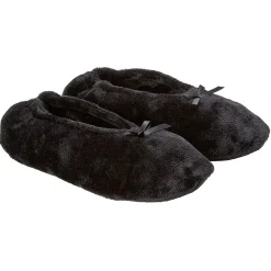 Online Gifi Paire de Chaussons ballerines noire blanc ou rouge