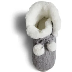 Discount Gifi Paire de chaussons bottes gris 38/39