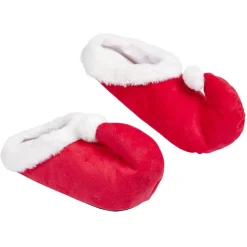 Discount Gifi Paire de chaussons Lutin de Noël