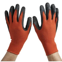 Online Gifi Paire de gants de bricolage rouge et noir