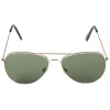 Discount Gifi Paire de lunettes de soleil mixte doré et vert