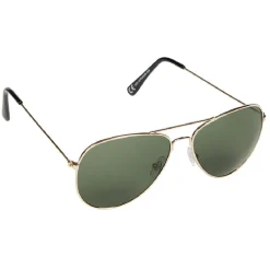 Discount Gifi Paire de lunettes de soleil mixte doré et vert