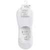 Outlet Gifi Paire de socquettes fibre de bambou et coton noir ou blanc x3