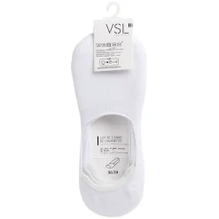 Outlet Gifi Paire de socquettes fibre de bambou et coton noir ou blanc x3