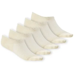 Clearance Gifi Paires de chaussettes invisible x5 femme beige