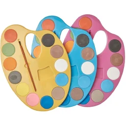 Gifi Palette de peinture 12 couleurs + 1 pinceau