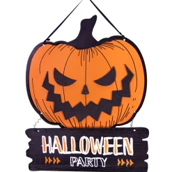 Pancarte Citrouille Halloween Party décoration Halloween*Gifi Sale