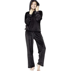 Gifi Pantalon velours uni noir Taille M