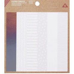 Gifi Papier créatif 30 feuilles blanc