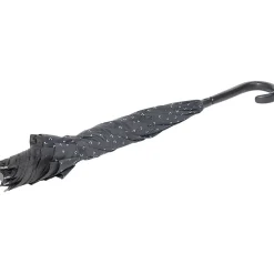 Hot Gifi Parapluie inversé noir à motifs blancs