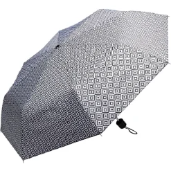 Hot Gifi Parapluie manuel à motifs blancs et noirs
