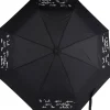 New Gifi Parapluie noir avec inscription blanche