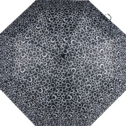 Best Gifi Parapluie noir à cercles blancs