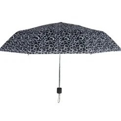 Best Gifi Parapluie noir à cercles blancs