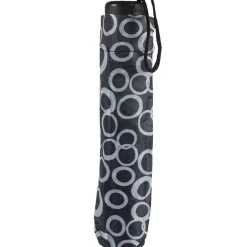 Best Gifi Parapluie noir à cercles blancs