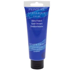 Peinture acrylique bleu marine 120 ml*Gifi New