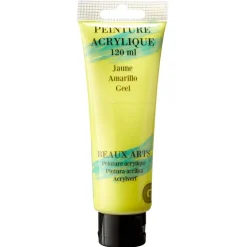 Gifi Peinture acrylique jaune 120 ml