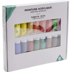 Gifi Peinture acrylique 36ml x18