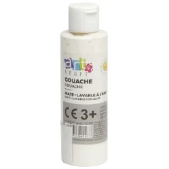 Peinture gouache blanc 150ml*Gifi Best