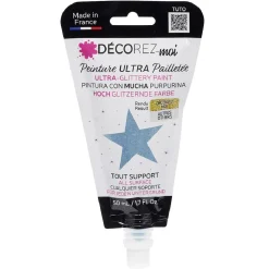 Gifi Peinture paillette bleu ciel 80ml