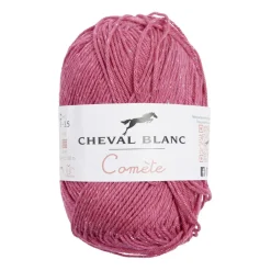 Gifi Pelote de fil à tricoter comète coton/acrylique rose framboise 50Gr