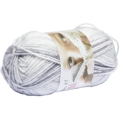 Gifi Pelote de fil à tricoter gris chiné clair