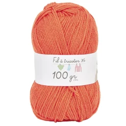 Gifi Pelote de fil à tricoter orange