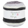 Gifi Pelote de laine toupie ton gris 510m