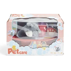 Gifi Eveil<Peluche animal avec baignoire et accessoires