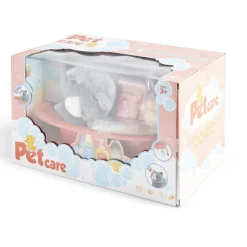Gifi Eveil<Peluche animal avec baignoire et accessoires