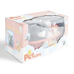 Gifi Eveil<Peluche animal avec baignoire et accessoires