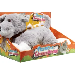 Gifi Jeux D'Imagination Et D'Imitation<Peluche chien animé gris