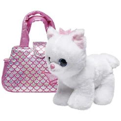 Gifi Eveil<Peluche chien ou chat + sac à main