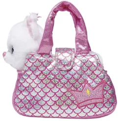 Gifi Eveil<Peluche chien ou chat + sac à main