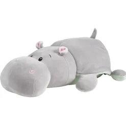 Gifi Eveil<Peluche croco réversible hippo L.45 cm