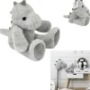 Gifi Eveil<Peluche dinosaure gris clair et foncé 20x10xH30cm