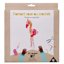 Gifi Peluche Flamant rose à fabriquer au crochet