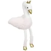 Gifi Eveil<Peluche flamant rose princesse assis rose et dorée