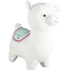 Gifi Eveil<Peluche géante lama blanc cassé et bleu