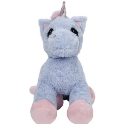 Gifi Eveil<Peluche licorne couchée violet et rose